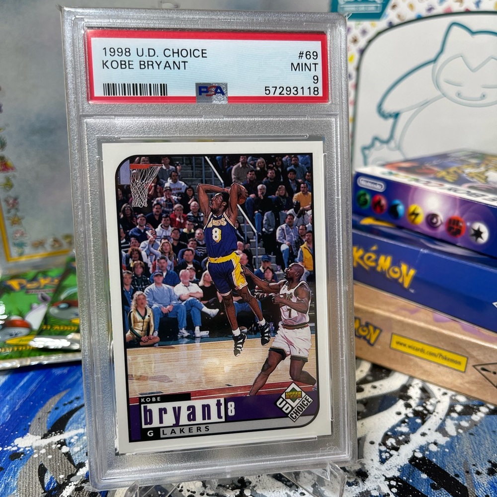 1998 UPPER DECK CHOICE KOBE BRYANT #69 PSA 9 MINT